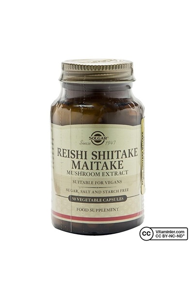 Solgar Reıshı Shıtake Maıtake 50 Kapsül