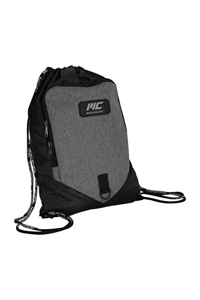MUSCLECLOTH Sackpack Sports Bag Black Gray