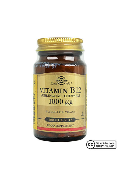 Solgar Vitamin B12 1000 Mcg 100 Tablet