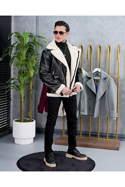 MODEFENDİ معطف رجالي أبيض عالي الجودة بجيوب جانبية وحزام قابل للفصل مصنوع من ...