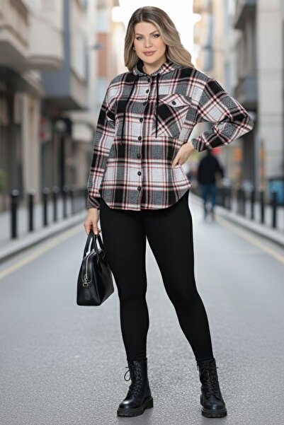 Cotpark Set cămașă din bumbac pentru femei Lumberjack cu colanți 22010