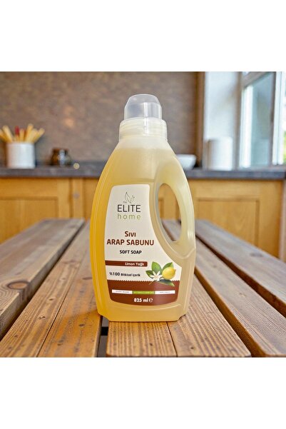 The Elite Home Bitkisel Sıvı Arap Sabunu 825 ml Limon Yağlı