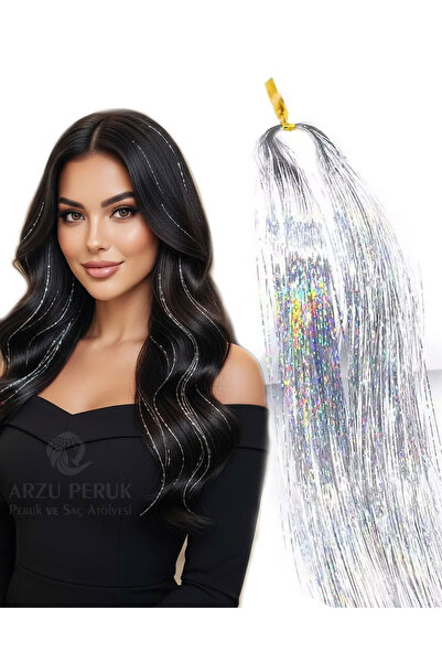 arzuperuk peruk ve saç atölyesi Hair Tinsel Saç Simi - HT14