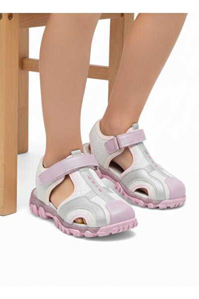 homiro Sandale pentru copii cu o singură curea Rainbow Pink