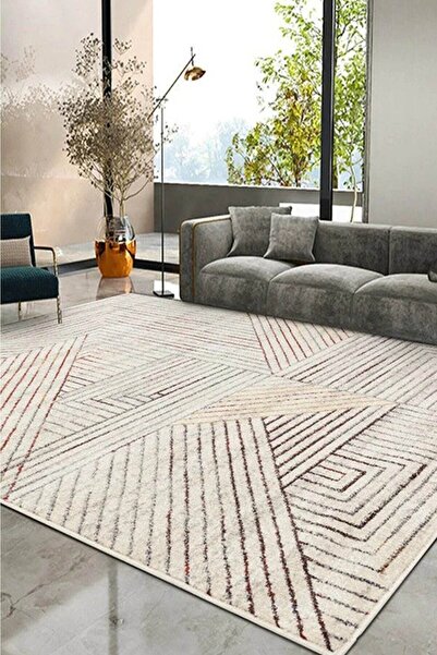 Decomia Home Covor digital anti-alunecare, lavabil, nordic, crem, pentru sufr...