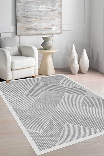 Decomia Home سجادة غرفة المعيشة الرقمية غير القابلة للانزلاق والقابلة للغسل ا...