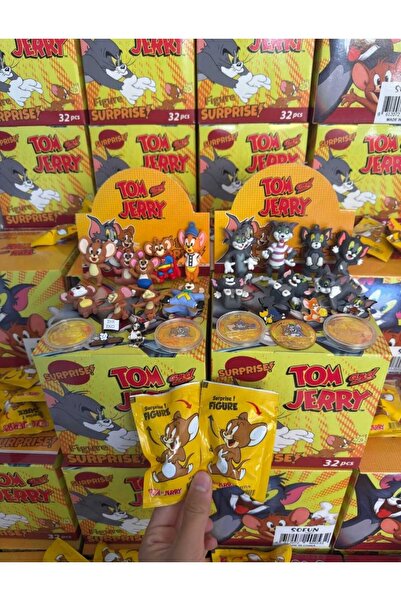 sofun Tom ve Jerry Sürpriz Figür Anahtarlık Paket Tom ve Jerry Sürpriz Paket 1 Adet Anahtarlık