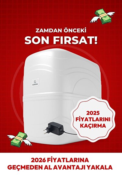 Sumosu Home Natural Pompalı Su Arıtma Cihazı - Beyaz S1HWP1101-1P, one size
