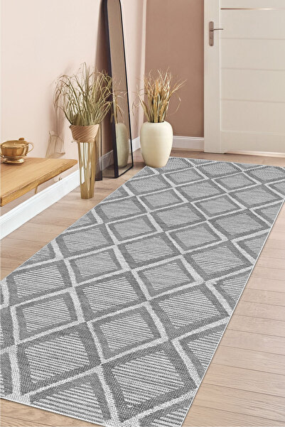 Decomia Home Dijital Kaymaz Yıkanabilir İskandinav Salon Halısı Mutfak Halısı...