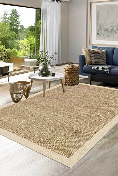 Decomia Home Covor digital anti-alunecare, lavabil, cu aspect de sisal, pentr...