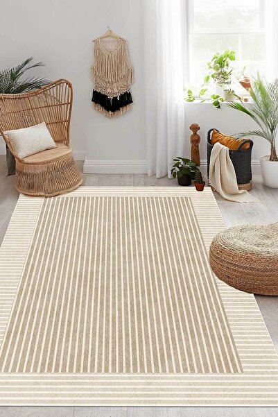 Decomia Home Covor digital anti-alunecare, lavabil, modern, cu dungi, pentru ...