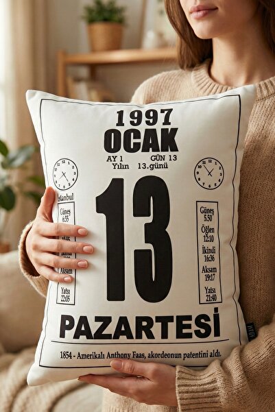 Yastık Adam Özelleştirilebilir Takvim Yastık