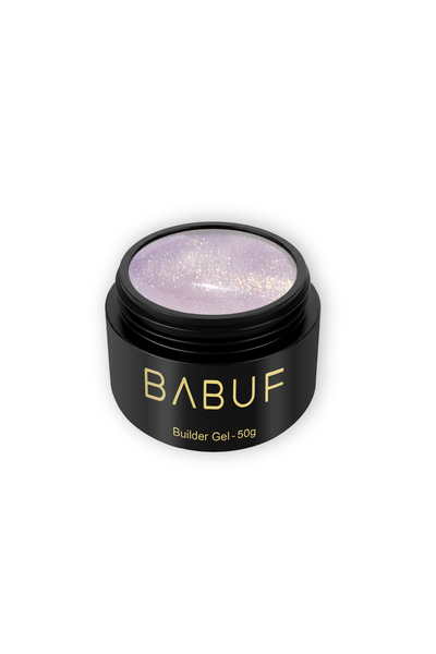 BABUF Gel de Construcție Autonivelant Perlat pentru Unghii 50 g – Uz Profesional