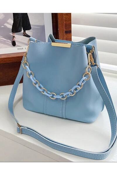 Pemboo Geantă de mână și geantă de umăr din piele moale, cu 3 compartimente, ...