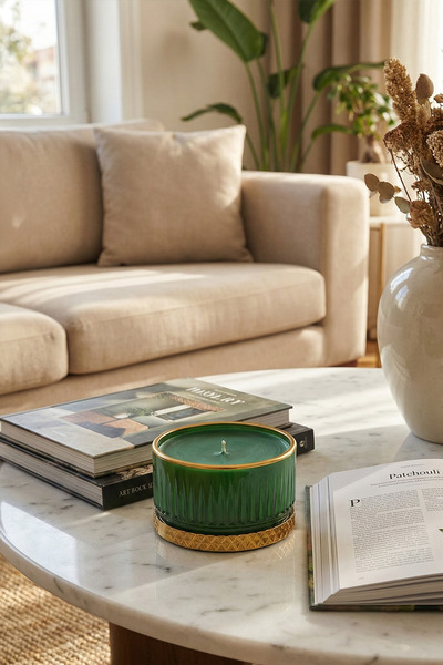 THE GROOVE Paçuli Kokulu Yaprak Yeşili Gold Gloria 9 X 5,5 Cm Dekoratif Kokul...