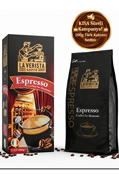 LA VERISTA Espresso Kahve Yoğun Gövdeli Coffee Günlük kavurma Çekirdek Kahve ...