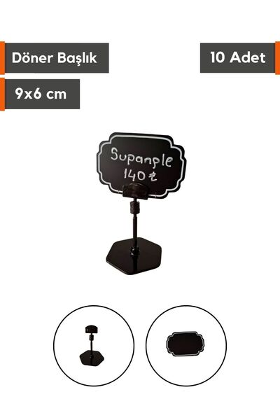 Şeffaf Etiket Διακοσμητικό σετ μαύρων ετικετών που σβήνονται εύκολα, πινακίδα...