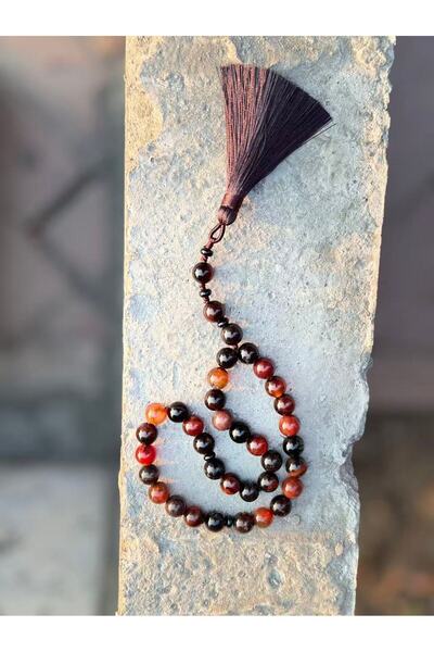 Feijewellery Natural Dream Agate Prayer Tasbih 33 Beads 10mm