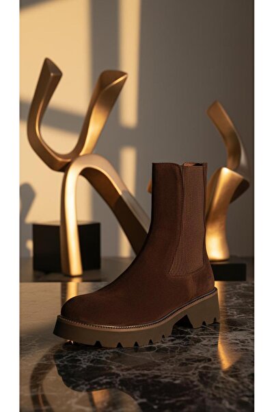 37Numara Cizme din piele naturală cu talpă EVA MĂRIME MARE 41-42-43-44-SEMI MARO