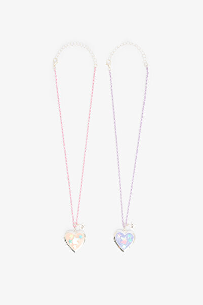 Penti Kız Çocuk Unicornlu 2'li BFF Arkadaşlık Kolyesi