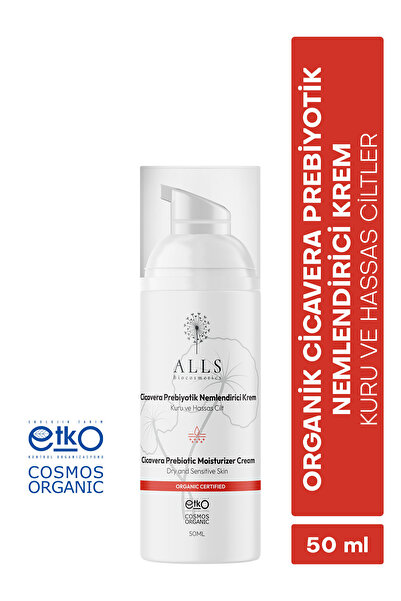 Alls Biocosmetics Organik Cicavera Prebiyotik Nemlendirici Krem 50 ml