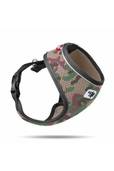 Curli Basic Air-Mesh Dog Chest Collar Camouflage XS