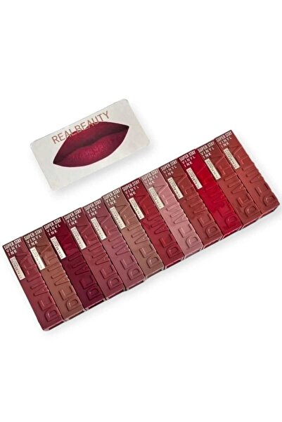 real beauty أرواج سائل ثابت مطفي 12 لون