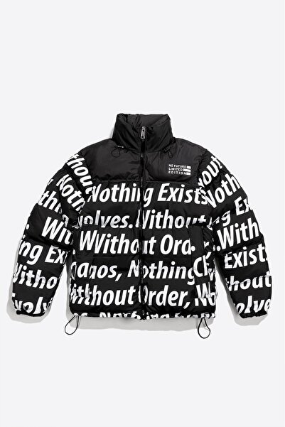 No Future Without Chaos Men's Puffer Coat Jacket Nf0504Sy