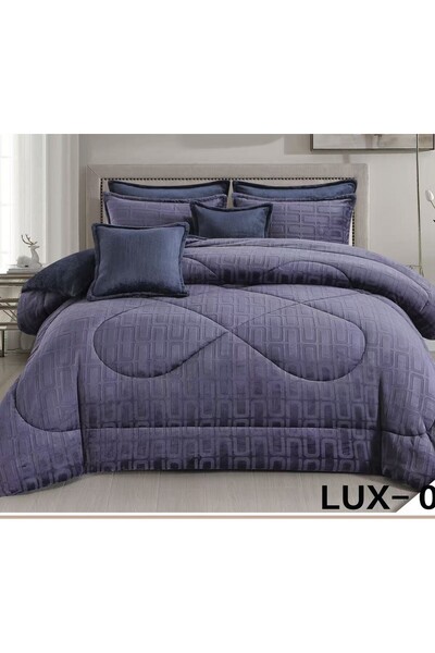 alzawia 6-piece double bed sheet set for duvet, size 250*230