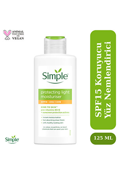 Simple Kind to Skin SPF 15 Koruyucu Yüz Nemlendiricisi 125 ML – 12 Saatlik Nem