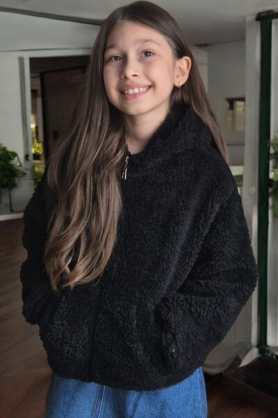 QUB CLUB Jachetă de pluș pentru fete