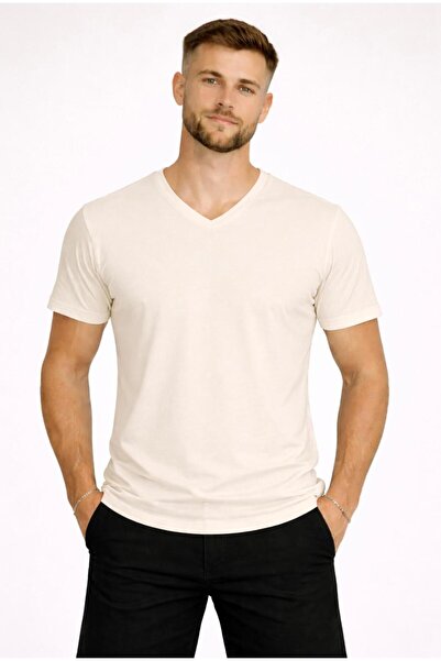 AXXEL Ανδρικό κοντό μανίκι με λαιμόκοψη σε σχήμα V-d804