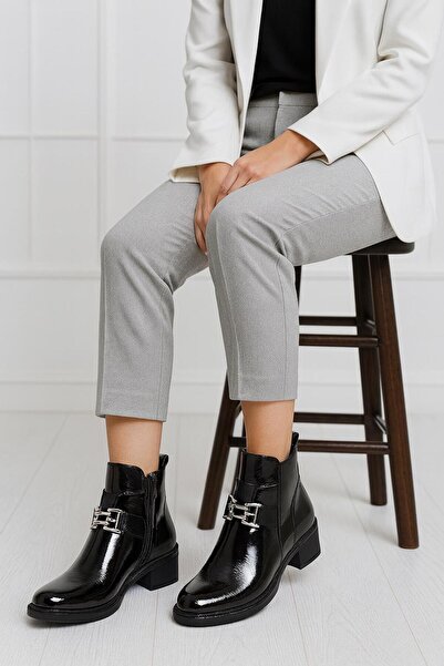 37Numara BÜYÜK NUMARA KADIN HAKİKİ DERİ BOT 41-42-43-44-SİYAH RUGAN