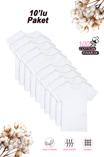 ÖZKAN underwear Özkan 42780 - 100% Cotton Rib Undershirt Undershirt for Girls...