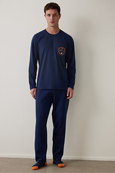 Penti Horse Men's Oversize Long Sleeve Pajama Set