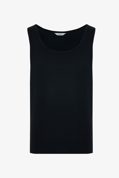 Penti Men's Black Modal Undershirt