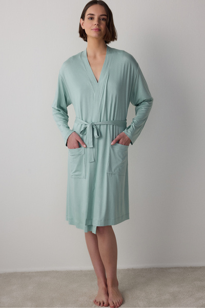 Penti Отворена ментова Лена Материнска следродилна роба с дълги ръкави и подр...