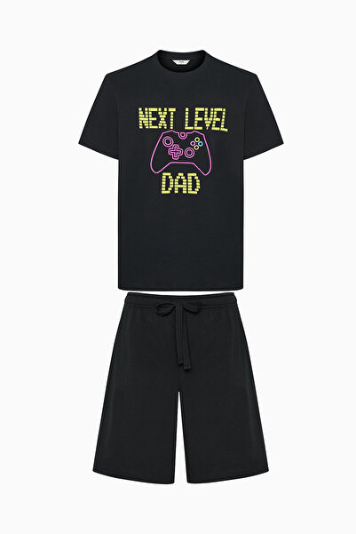 Penti Mehrfarbiges Shorts-Pyjama-Set für Herren von Gamer Dad