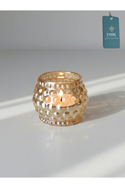 YNSK Luxury | Bubble | Mumluk ve Tealight Mum Tutucu | 1 Adet