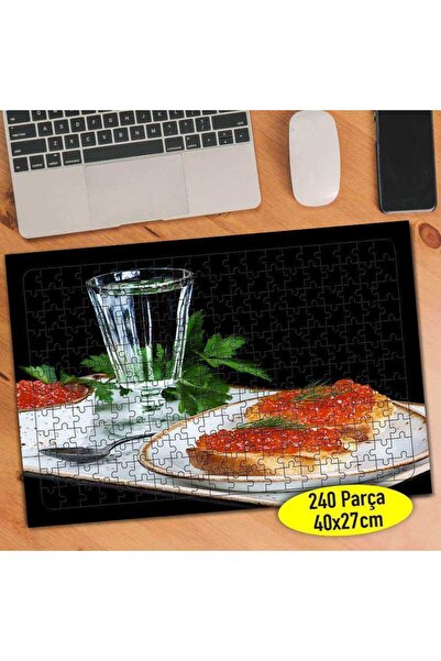 Asilmeydan Kırmızı Havyar Balık Yumurtası 240 Parça Puzzle Yapboz-82816063