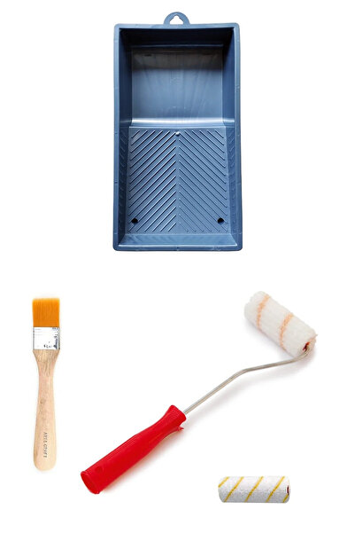 ACUTO مجموعة طلاء إصبع رول 10 سم صينية طلاء 15 × 27 سم فرشاة أرضية