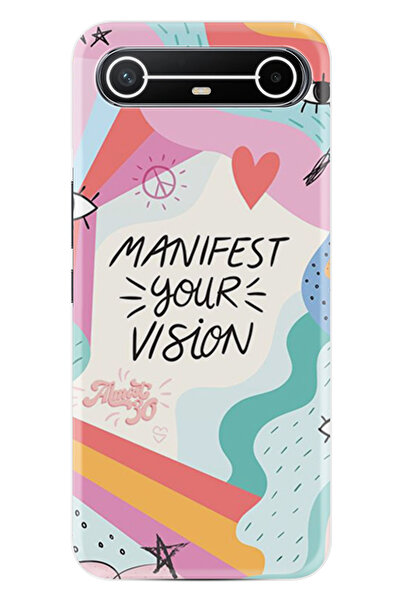 TECNO Spark Slim (KM9) Kılıf Boutique Baskılı Resimli Manifest Pcode -080