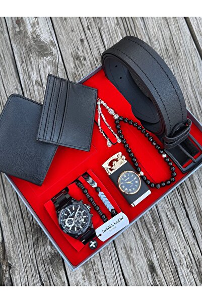 Daniel Klein Orijinal Daniel Klein Kol Saati Kemer Cüzdan Kartlık Doğal Taş T...