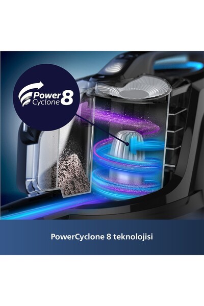 Philips YENİ SERİ , XB7150 Marathon Daily Torbasiz Elektrikli Süpürge