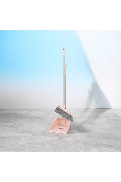 Generic Long Handle Dustpan and Brush for Sweeping & Cleaning