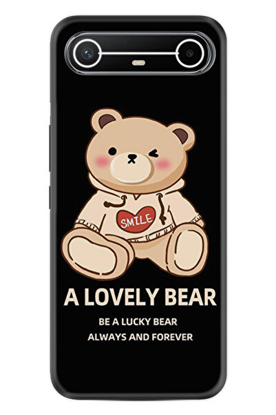 TECNO Spark Slim (KM9) Kılıf Boutique Baskılı Resimli Lovely Bear Pcode -094