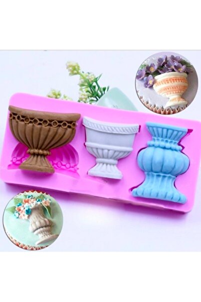 morlalem m 3'lü Pano Süsü Magnet Yarım Sakı Silikon Kalıp Mum Kokulu Taş K-91...