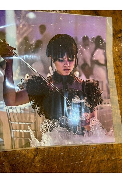 Gönülden Tasarım Ütü İle Yapışan Wendesday Transfer Baskı Arma 20x18 Cm