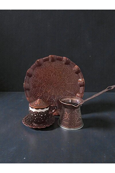 E orient قهوة عربية يونانية تركية 1 كوب مجموعة كاملة من الأطباق وأغطية وصينية...