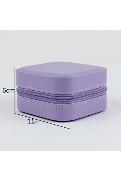 Luseda Mini organizator portabil pentru bijuterii de culoare liliac